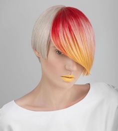 Pretty Hair Color, Bob Styles, Crazy Hair, Cut And Color, Pretty Hairstyles, Hair Color, Hair Cuts, Human, Hair Styles