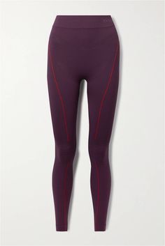 Winter Leggings Layer For Winter, Chilly Morning, Dark Violet, Body Temperature, High Rise Leggings