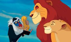 the lion and the mouse from disney's the lion king