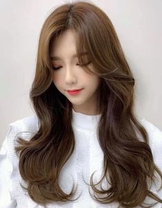 Korean Long Hair, Korean Hair Color, Relaxed Hair, Haircuts For Long Hair, Asian Hair