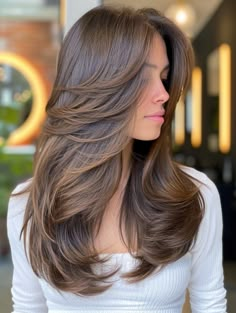 Indian Hair Cuts, Layered Haircuts With Bangs, Haircuts For Wavy Hair, Hair 2024, Long Layered Haircuts