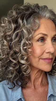 Style Curly Hairstyles for Women Over 60 Maintaining Curly Hair, Over 60, Textured Hair, Face Shapes, Thick Hair Styles, Sleek, Womens Hairstyles, Curly Hair Styles, House Styles