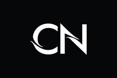 the letter cn is made up of two letters, one with an arrow in it