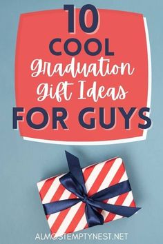 an origami gift box with the words 10 cool graduation gift ideas for guys