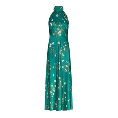 Floral Print Satin Maxi Dress This maxi dress by Urban Touch is printed with fresh florals throughout. With a simple high neck and a sleeveless design, it is a care-free option for chic wedding dressing. Polyester 100% Machine washable Wedding Dressing, Green Floral Print, Urban Dresses, Satin Maxi, Satin Maxi Dress, Made Clothing, Wrap Dress Floral, Dress C, Independent Designers Fashion