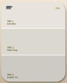 the same color scheme is used to paint walls and floors in different colors, including gray