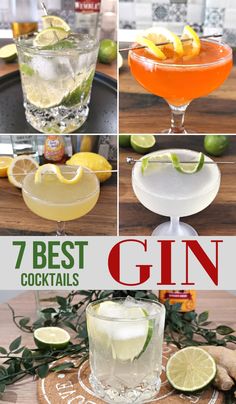 the 7 best gin cocktails for any type of party or celebration, and they're delicious