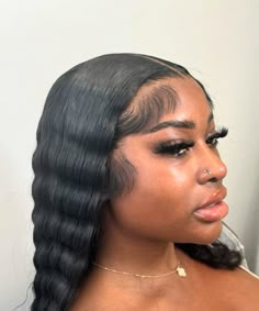 Front Slicked Back Hair Down Wavy, Hair Advice, Hair Collection