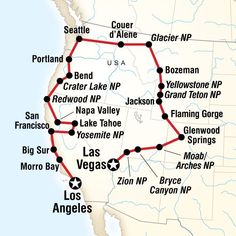 the route map for las vegas to los angeles