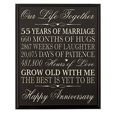 a black and gold wedding anniversary sign with the words,'i have found the love of my life '