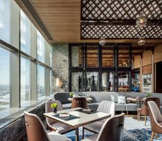 Manor 54 in The Ritz-Carlton, Harbin - AB Concept :: Behance Scda Architects, Singapore Architecture, Glass Pavilion, Lobby Lounge, Dining Restaurant