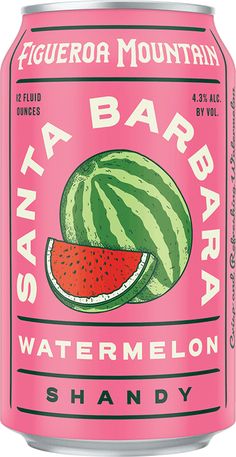 a can of watermelon soda on a white background