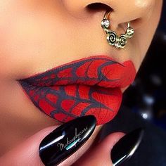 Lip art ♡ Men Nail, Pop Art Makeup, Lip Wallpaper, Beautiful Lipstick, Nice Lips, Love Lips, Male Makeup, Lip Swatches