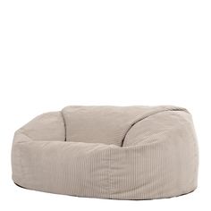 the corded bean bag chair in beige