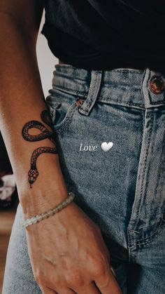 Snake tattoo inspo intuition Wrist Tattoo Men, Side Wrist Tattoo, Slytherin Tattoo, Underarm Tattoo, Side Wrist Tattoos, Serpent Tattoo