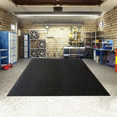 the garage is clean and ready for us to use