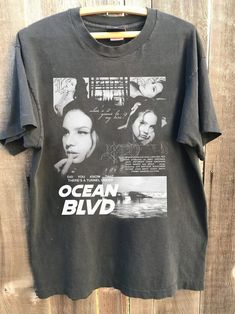 Lana Del Rey Graphic, Lana Del Rey Tour, Lana Del Rey Shirt, Tommy Genesis, Country Music Shirt, Ocean Blvd, Retro Country, Country Music Shirts, Lana Del Ray