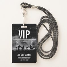 a lanyard with an id card attached to it that says,'all access pass '