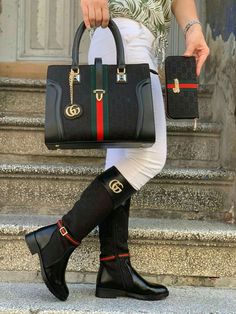 Gucci Winter, Fendi Boots, Gucci Handbags Outlet, Gucci Boots, Gucci Handbag, Matching Shoes, Shoes Outfit Fashion, Fall Clothes, Handbag Outlet