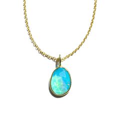 October's stunning birthstone and a gemstone known to be best given as a gift, this luminescent stone is fiery and lights up your neckline. Something Blue. 14K Gold Filled adjustable chains 16-18" Vermeil set Opal pendants Dainty Gemstone Necklace, Necklace Birthstone, Garnet Necklace, Chakra Bracelet, Necklace Dainty, Coin Necklace, Body Jewellery, Opal Pendants, Birthstone Necklace