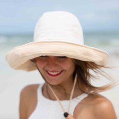 BUCKET WOMEN HAT, sun hat womens, women hat, summer hat, cotton hat, trendy hat, women Beige Panama summer hat for beach and sun, very stylish, sun hut, beach hat. Stylish floppy hat is reversible and features removable drawstring for windy days. Large brim can be rolled up or down, creating versatile cute possibilities to wear. It complements every outfit whether a summer dress or swimsuit. Foldable & packable sun hats for women convenient to carry along, fits any handbag or backpack. This Hat For Beach, Packable Sun Hat, Large Brim Hat, Trendy Hat, Women Hat, Hat Summer, Sun Hats For Women, Cool Gifts For Women, Hat Women