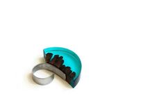 Blue resin wood ring. This wood and blue resin ring is handmade of resin and drift wood. This blue resin ring is perfect gift for her. The ring size is adjustable! Materials utilised Drift wood, Blue epoxy resin Production method 100% hand made by natural materials. ABOUT ME My name is Nikolin Georgiev and I live in Sofia, Bulgaria. I love creating beauty therefore I make jewelry. I love colours and stones' emanation. I also love the soft warmth of wood as well as the glitter of the buffalo horn Handmade Blue Resin Rings, Unique Blue Resin Rings, Blue Resin Rings For Gifts, Blue Resin Rings Perfect As Gifts, Blue Resin Rings Perfect For Gifts, Sofia Bulgaria, Drift Wood, Make Jewelry, Wood Ring