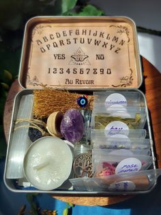 Starter Witch, Travel Altar, Witch Kit, Donut Box, Witch Spirituality, Spirit Board