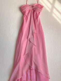 Chiffon Party Dress, Prom Dresses Long Pink, Prom Dress Inspiration, Ball Gowns Evening, Long Prom Dresses, Formal Party Dress, Pink Prom Dresses, Chiffon Prom Dress, Black Prom Dresses