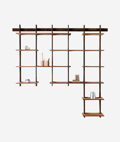 Sticotti Bookshelf Kit Bundle 3 Alejandro Sticotti for Sudacas - BEAM // Design Store Wine Garden, Modular Shelving System, Plant Room, Ipe Wood, Things To Do Alone, Essential Oil Storage, Mirror With Hooks, Retail Shelving, House Bedrooms