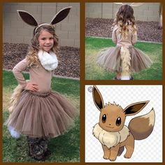 Pokemon Costume Diy, Eevee Costume, Pokemon Costumes Diy, Pokemon Halloween Costume, Flareon Pokemon, Diy Pokemon, Eve Costume, Pokemon Costumes, Pokemon Halloween