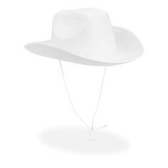 White Western Hat For Spring, White Brimmed Costume Hat For Rodeo, White Brimmed Rodeo Costume Hat, White Western Hat For Western-themed Events, White Brimmed Hat For Rodeo, White Fitted Hat Bands For Country Events, Fitted White Hat Bands For Country Events, White Hat Band For Spring Ranch Occasions, White Hat Bands For Spring Ranch