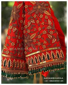 Simple Wedding Blouse Designs, Blouse Designs Simple, Simple Aari Work Blouse Design, Simple Aari Work Blouse, Red Blouse Design, Simple Aari Work, Blouse Designs Aari Work, Aari Work Blouse Design, Blouse Maggam Work