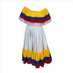 ad eBay - Colombia Wide Traditional Cumbia Dress - Buy Now, click the link (eBay) Cheap Traditional Wear With Self Design For Ceremonies, Costa Rican Dress, Traditional Columbian Dresses, Pacific Islander Women Traditional Dresses, Venezuelan Dresses, Jalisco Dress Purple, Quadrille Dress Haiti, Coming To America Costume Dresses, Ymca Costumes Village People Women