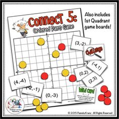 the connect 5 board game is shown