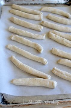 the dough is ready to be baked on the baking sheet in the oven for cooking