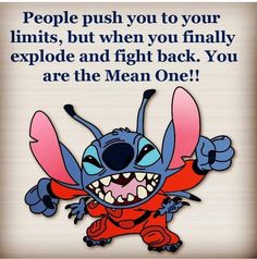 Funny Stitch Quotes Hilarious, Lilo Quotes Addicted, Funny Lilo And Stitch Quotes, Stitch Wallpapers, Disney Stitch Tattoo, Insulting Quotes, Drawings With Meaning, Stich Memes Humor