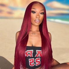 Product Name Burgundy 99J Wine Red Colored Human Hair Wigs Straight Undetectable Lace Material 100% Human Hair Density 180% Lace Type 4x4 HD Lace Parting Free Part Cap Size Small (Circumference 21.5") Regular (Circumference 22.5") Large (Circumference 23.5") Please leave a note in the cart page or send us a message if the small or large cap is needed Straps Adjustable Last For More than one year Can Be Dyed Yes Can be straightened and curled Yes Wear occasions Everyday Wear,Special Events, Cosplay and Costume Parties,Hair Loss Solutions, Theme Parties and Festivals, Performances and Stage Shows Human Hair Wigs Straight, Colored Human Hair Wigs, Wigs Straight, Wine Red Color, Costume Parties, Colored Wigs, Lace Material, Theme Parties, Hair Density