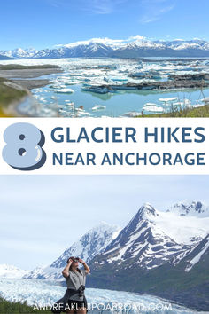 Alaska has over 100,000 glaciers and seeing one should definitely be on your Alaska bucket list. Hiking to a glacier is an incredible experience and you can even explore ice caves hidden among them.

The best part about living in Anchorage is that there are a ton of glaciers nearby. All of these glaciers are within a 3-hour drive from the city.

In this post, I’m going to share 8 glacier hikes near Anchorage. I’ve listed them in order, by level of difficulty. Alaska Glaciers, North America Travel Destinations, Ice Climbing, Alaska Travel, Adventure Activities