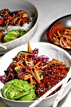 Ayam Teriyaki, Teriyaki Chicken Bowl, Asian Coleslaw, Pollo Teriyaki, Bar Restaurant Design, Architecture Restaurant, Teriyaki Bowl, Rice Bowls Recipes, Design Café