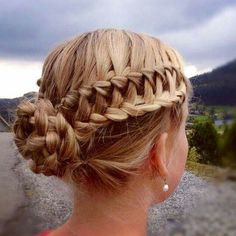 Waterfall Braid Hairstyle, Braid Updo, Lace Braid, Waterfall Braid, Hairstyles Updo, Braided Hairstyles Updo, Braided Updo, Homecoming Hairstyles, Bad Hair