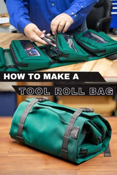 how to make a tool roll bag