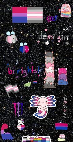 Demigênero demigender demigirl wallpaper LGBTQIA LGBT demiboy demigarota demigarote Demigirl Wallpaper, Black