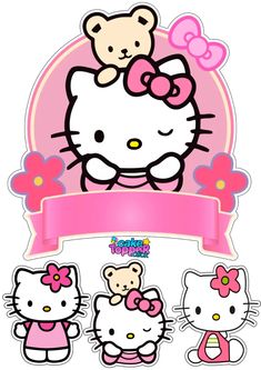 an image of hello kitty birthday card