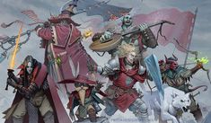 Dnd Party, Dungeons And Dragons Art, Dragon Party, Dnd Art, Fantasy Rpg, Environment Concept Art, Medieval Fantasy, Dnd Characters, Fantasy Artwork