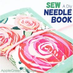 the sew a diy needle book is an easy sewing project for beginners