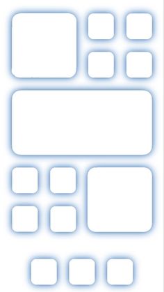 a white background with squares and rectangles