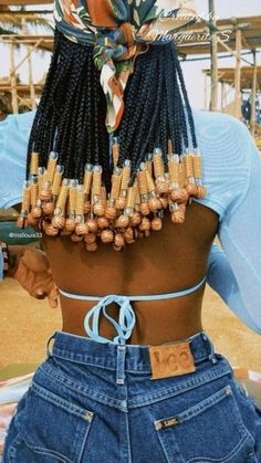 Pin on Melanin Gold Braids And Beads, Goal Digger, The Empress, Black Culture, Black Girls Hairstyles, Aesthetic Hair, Black Is Beautiful, Black People, Beautiful Hair