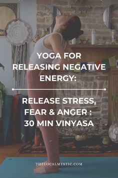 Yoga For Relaxation, Restorative Yoga Sequence, Energy Release, Release Negative Energy, Yoga Sequence For Beginners, 30 Minute Yoga, Morning Yoga Routine, Releasing Negative Energy, Poses Yoga