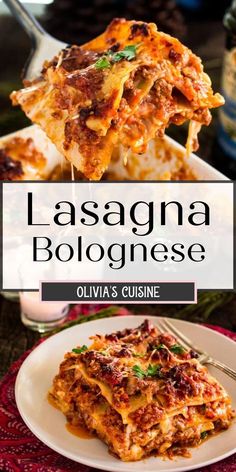 lasagna bolognose is an easy and delicious dinner that's ready in less than 30 minutes