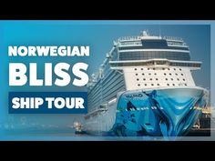 the norwegian bliss ship tour is on display